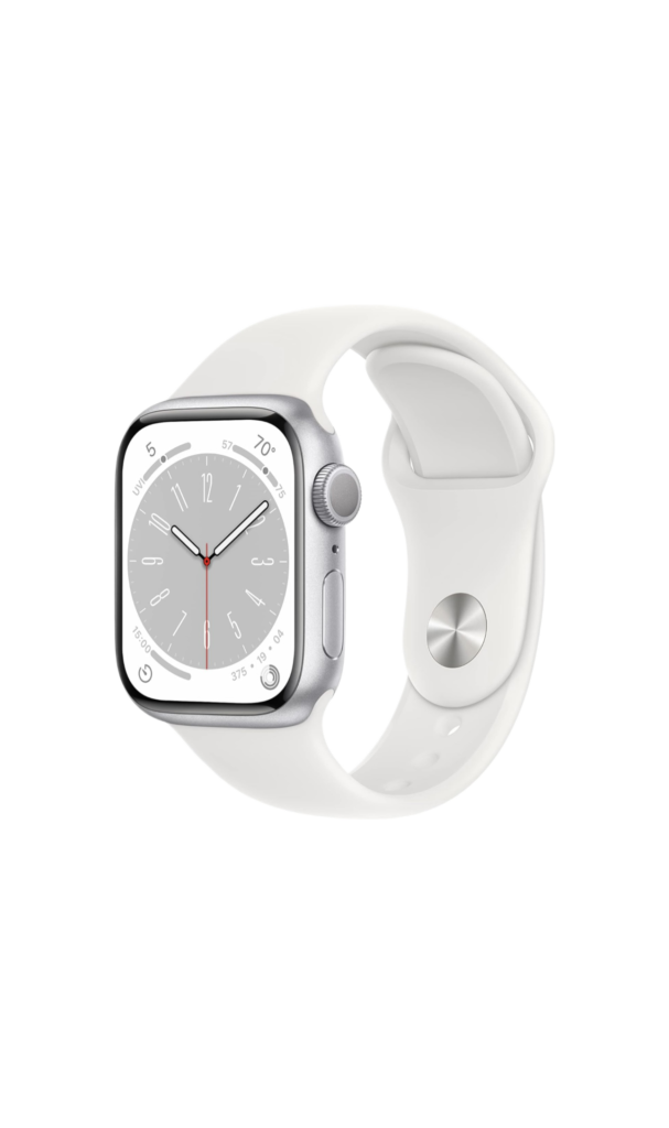 https://www.amazon.com/Apple-Watch-Silver-Aluminum-Always/dp/B0BDHZGHPD/ref=sr_1_1?crid=2SFANYDBSY7HV&dib=eyJ2IjoiMSJ9.IVTByJeAjGH5HiiEX46u-rEp6SEGkly__i1xHN7ZWuC9DYAjHG0j1yfz31ag-56PuSMsHj_mJuXX_wJOru1kGLMYq8C5Y_9GghcM-H2sbJXHGShbzXZMJ7hUeLLMzD3ht-l-CPuKdX3VuWh36ir_8o5lpVJr2hdDZ_Pe5YU2GeA.omMPCC6LSbE4utRNusaQCh3BaunRG82PKjLjjlvEAS4&dib_tag=se&keywords=Apple+Watch+Series+8+%5BGPS+41mm%5D+Smart+Watch+w%2FSilver+Aluminum+Case+with+White+Sport+Band+-+S%2FM.+Fitness+Tracker%2C+Blood+Oxygen+%26+ECG+Apps%2C+Always-On+Retina+Display%2C+Water+Resistant&qid=1714270894&sprefix=apple+watch+series+8+gps+41mm+smart+watch+w%2Fsilver+aluminum+case+with+white+sport+band+-+s%2Fm.+fitness+tracker%2C+blood+oxygen+%26+ecg+apps%2C+always-on+retina+display%2C+water+resistant%2Caps%2C100&sr=8-1